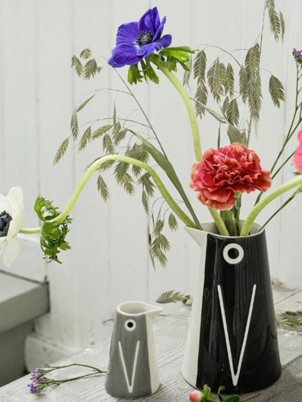 IKEA Lättsåld/lattsald ceramic penguin vases/objects